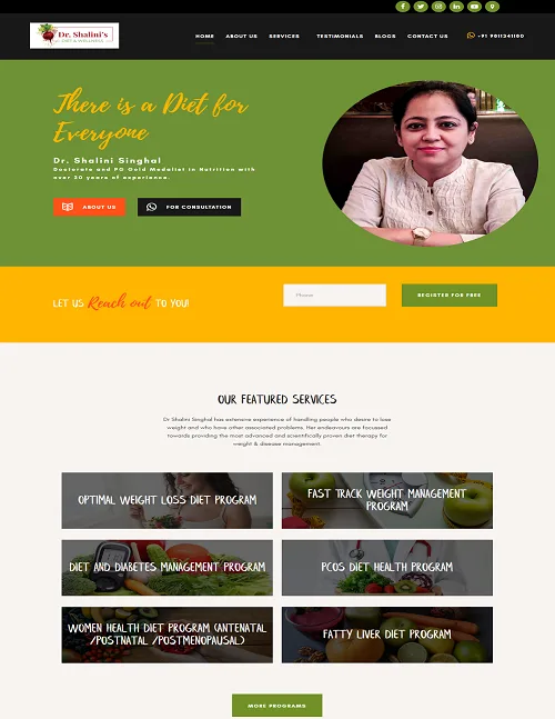 Dr Shalini`s Diet Consultant