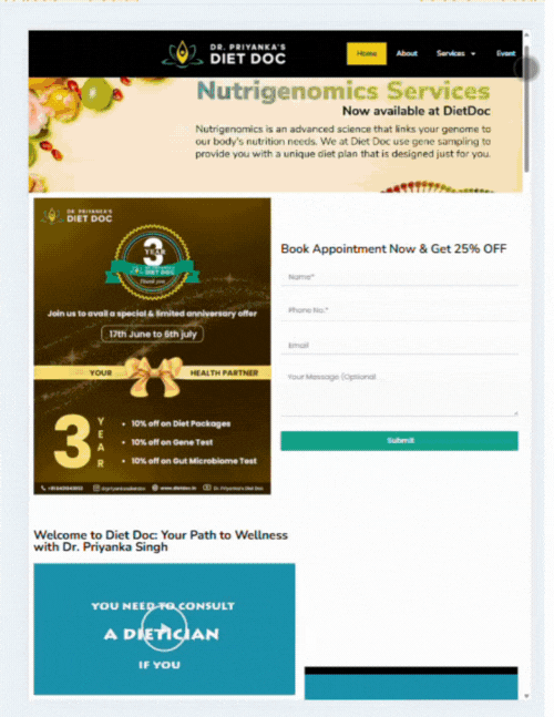 Portfolio 20 Diet DocDoctor/Dietician