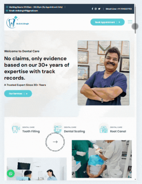 Portfolio 22 Dr DK SinghDoctor/Dentist