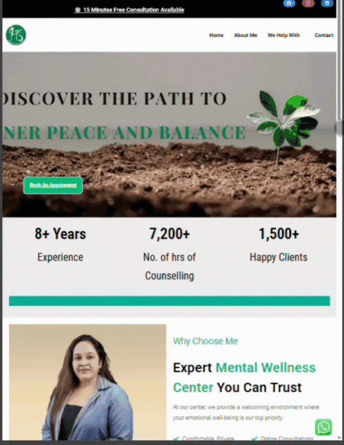 Portfolio 2 HEALING THOUGHTS & SOULConsultant/Psycologist