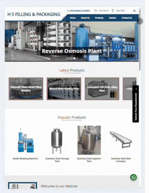 Portfolio 38 HS BottlingServices/Bottle filling