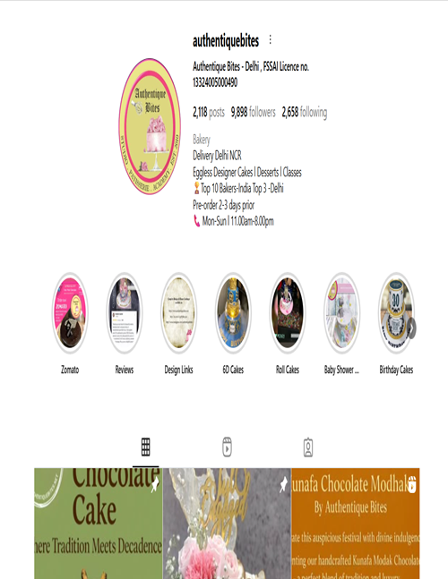 Authentic BitesBaker