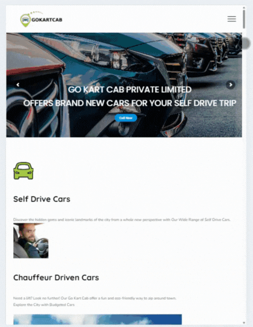 Portfolio 9 GoKartCabsCar Rental Services/h5>