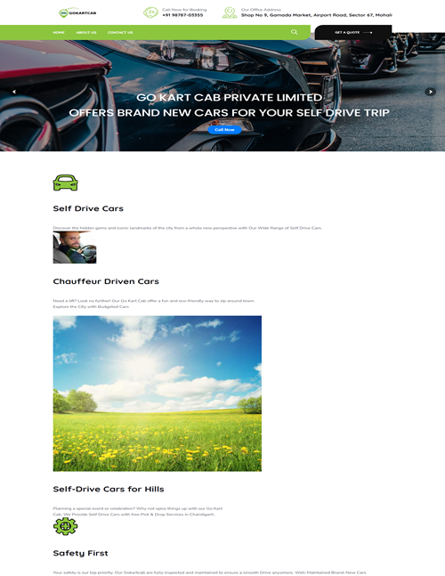 Go Kart CabService/Rental Car