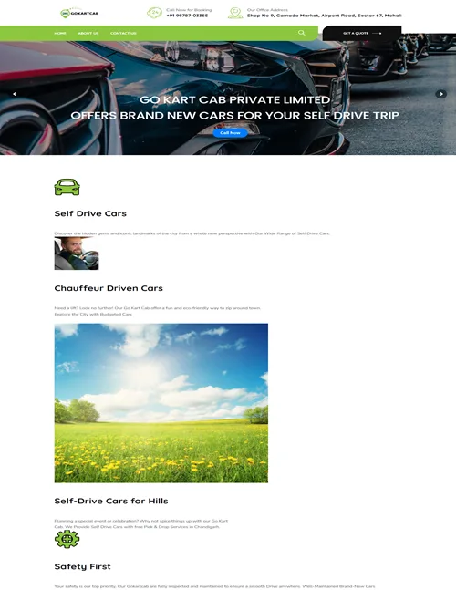 Go Kart CabService/Rental Car