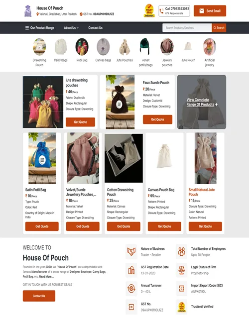Digital Marketing Services 37 House of Pouch Products