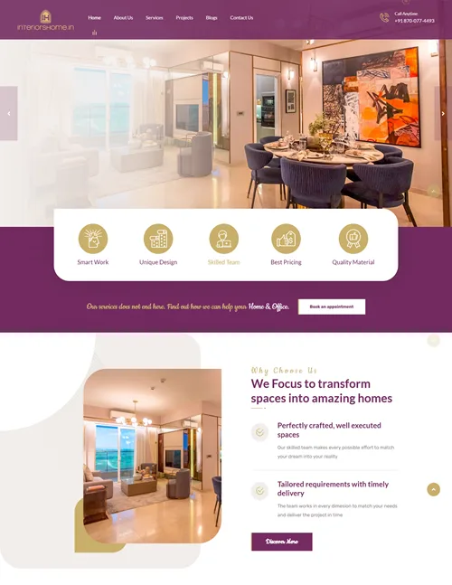 Digital Marketing Services 34 Interiors HomeInterior Design