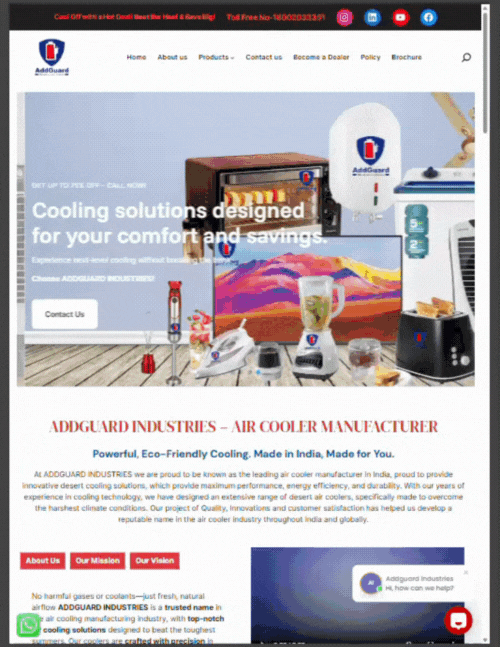 Portfolio 45 AddguardManufacturer/Air Cooler