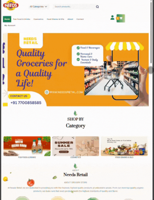 Portfolio 46 Needs RetailRetail Shop PG