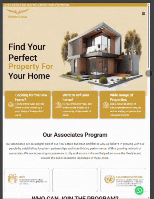 Portfolio 32 Vidhan GroupServices/Real Estate