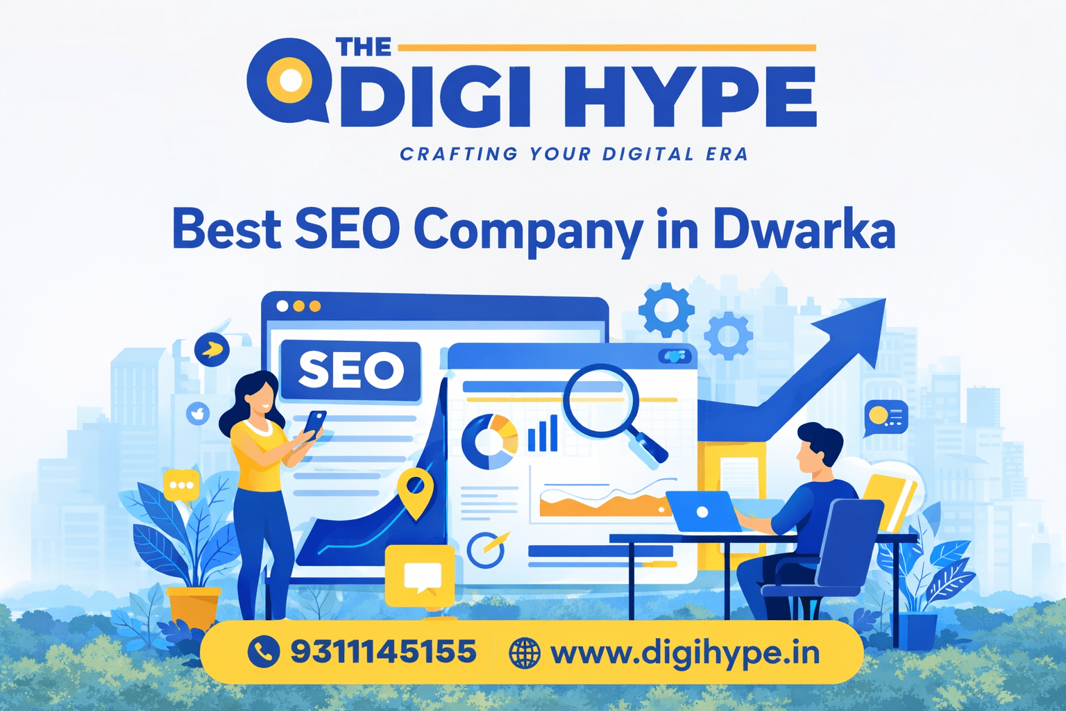 Digital marketing company advertisement design